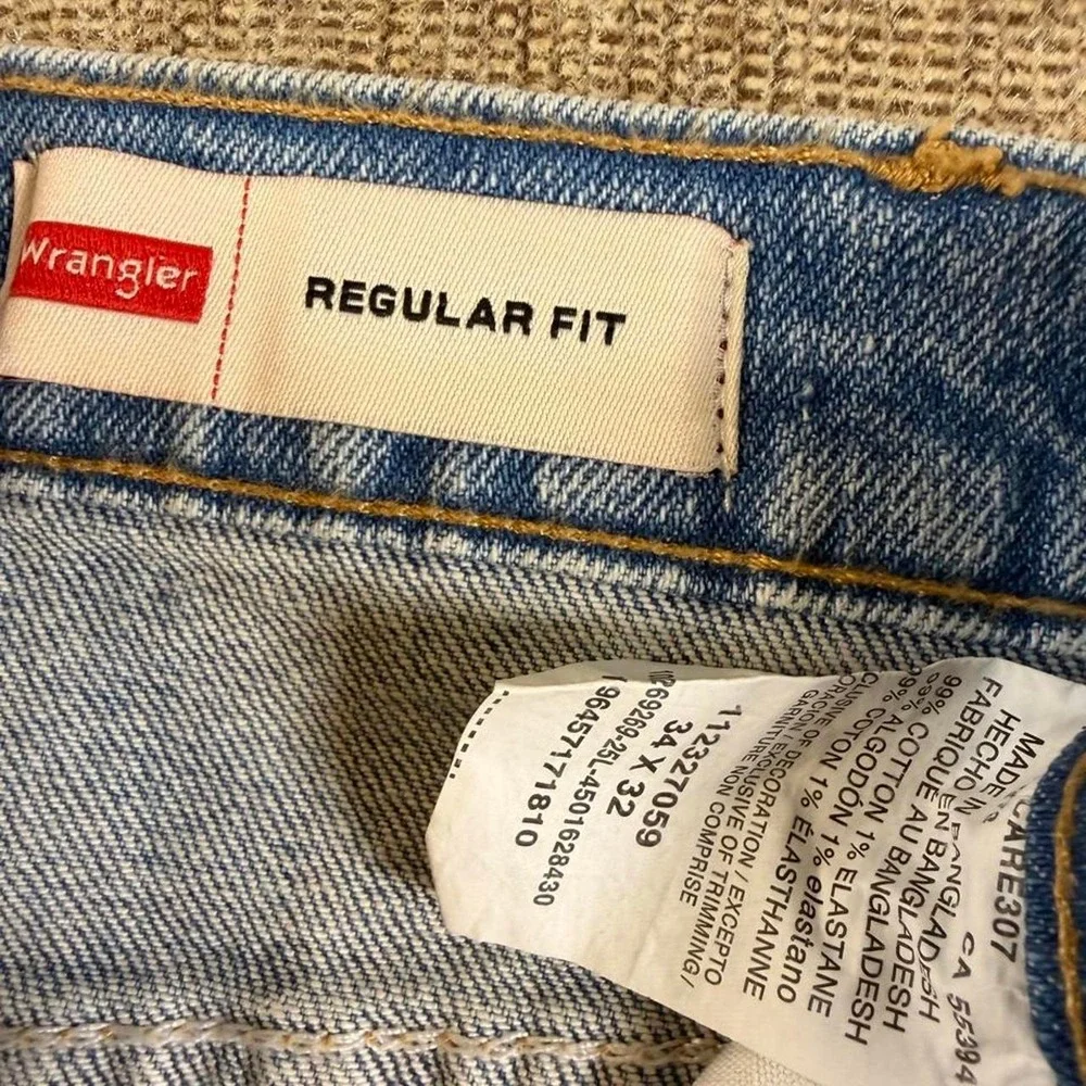 Wrangler blue jeans